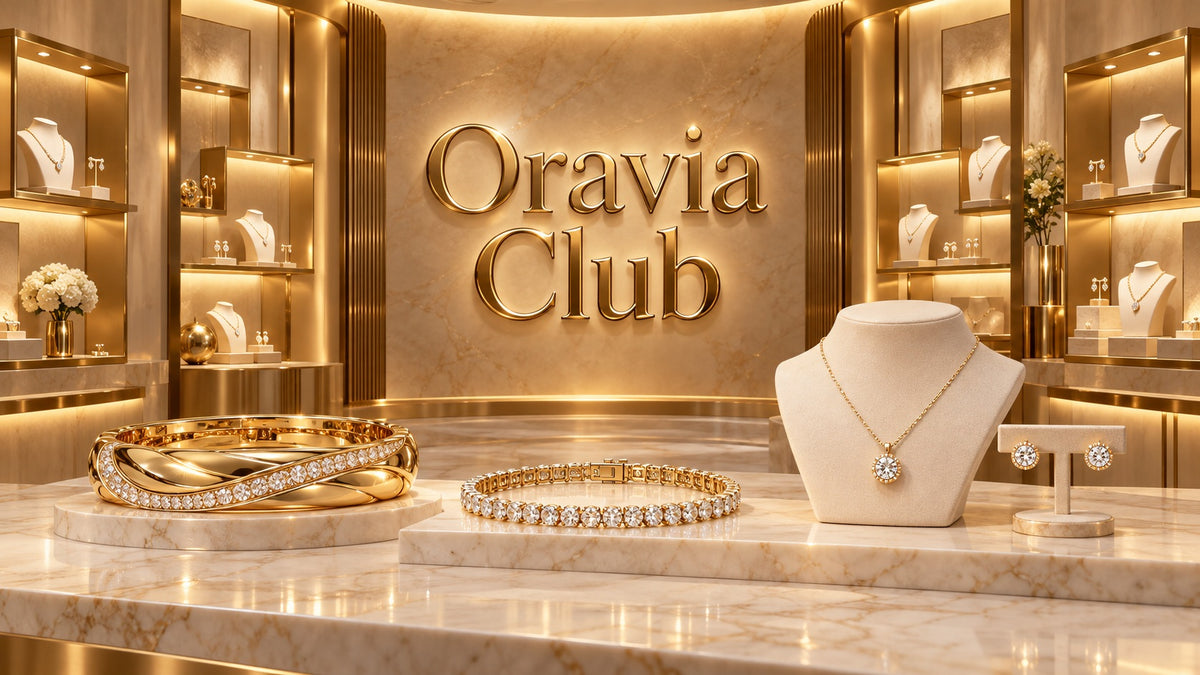 Oravia Club gold jewelry showroom