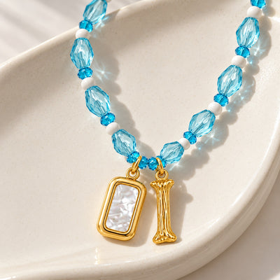 Beaded Crystal Clavicle Chain VIP