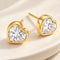 Bezel Love Stud Earrings