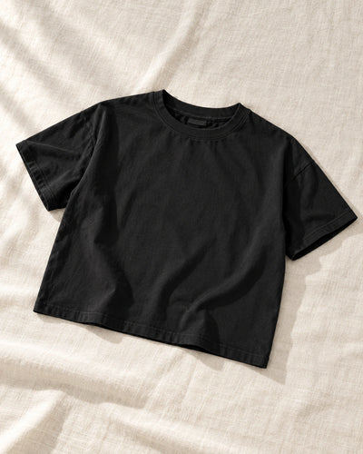 Boxy T-Shirt in black