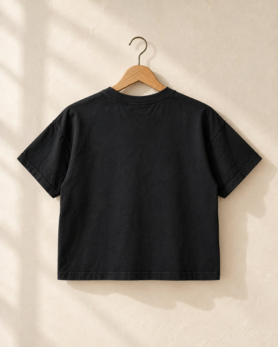 Boxy T-Shirt in black
