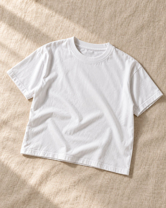 Boxy T-Shirt in white