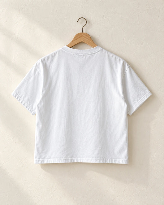 Boxy T-Shirt in white