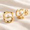 Caged Pearl Stud Earrings