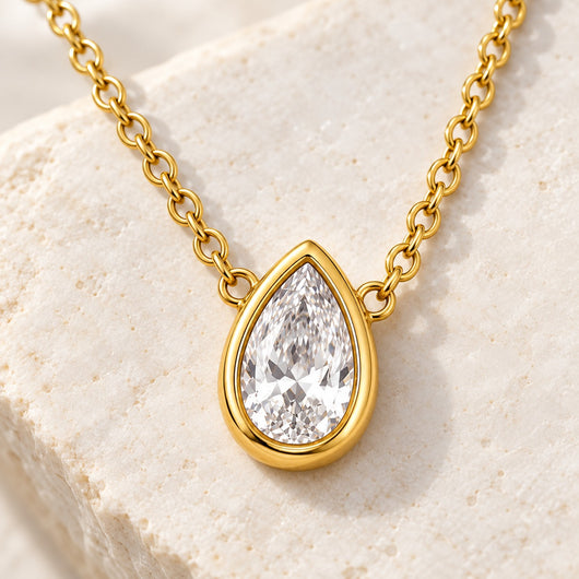 Diamond Drop Pendant Necklace VIP