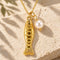 Fish Pearl Pendant Necklace