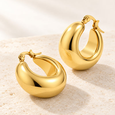 Gold Dome Earrings VIP