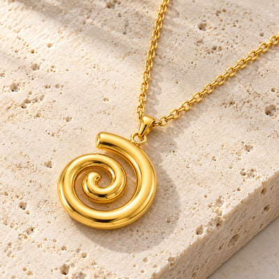 Spiral Pendant Necklace