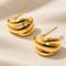 Twist Dome Stud Earrings
