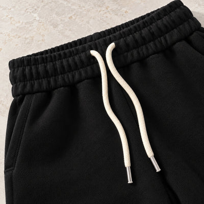Wide Leg Sweatpants in black