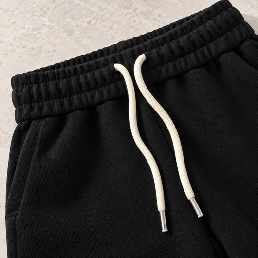 Wide Leg Sweatpants in black