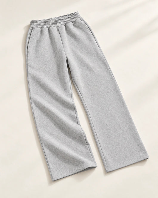 Wide Leg Sweatpants in gray